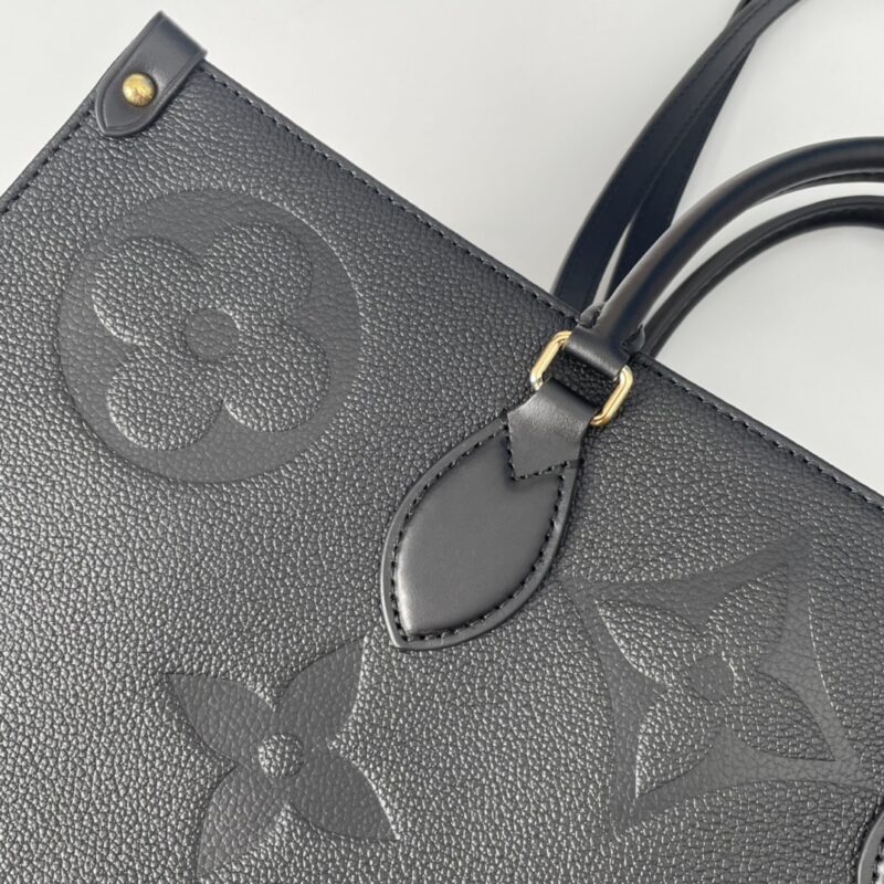 LV Onthego Tote Monogram Empreinte Grained Cowhide Leather - Image 5