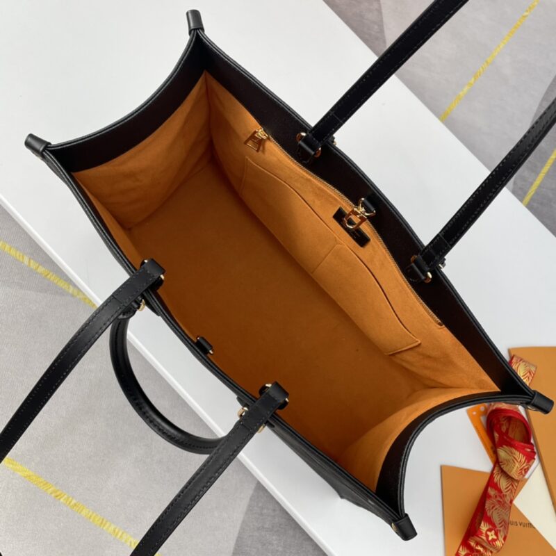 LV Onthego Tote Monogram Empreinte Grained Cowhide Leather - Image 6