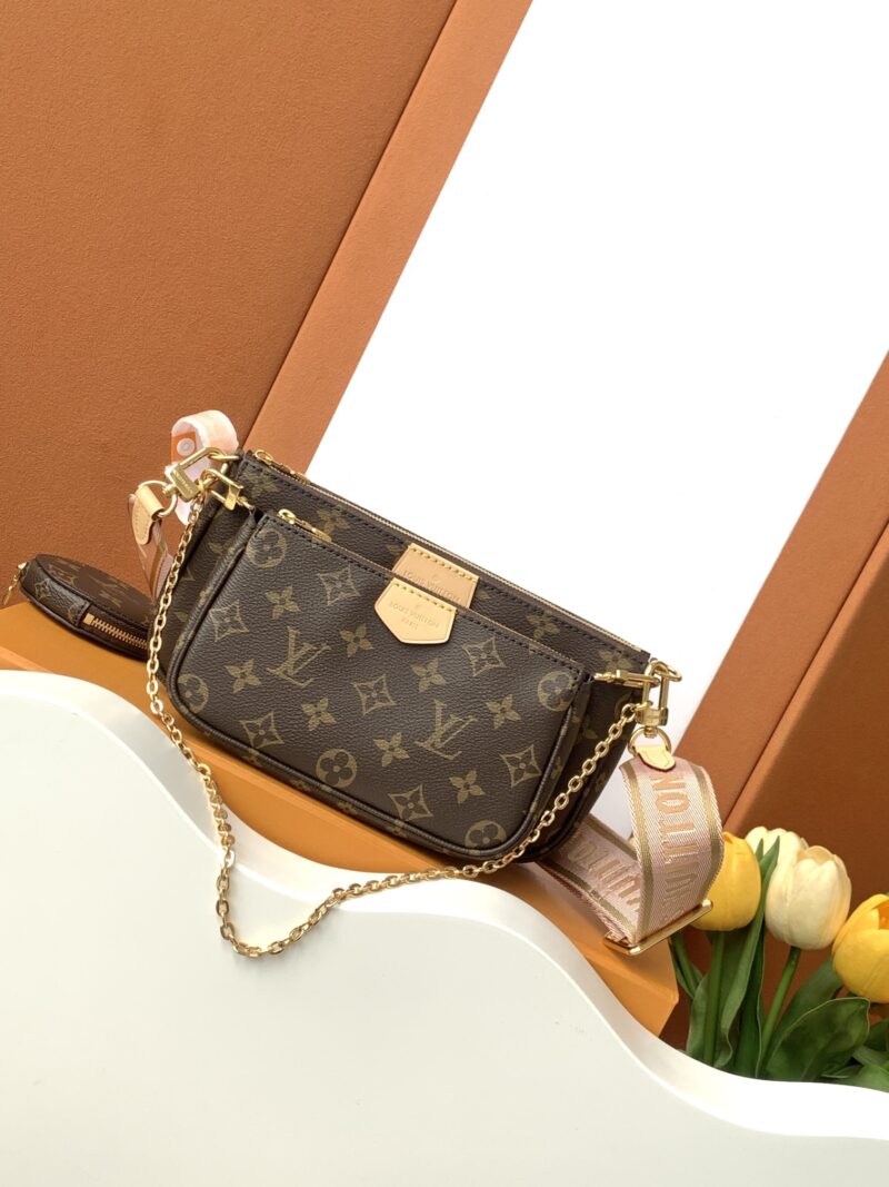 LV Multi Pochette Accessoires Crossbody Bag Monogram color - Image 2