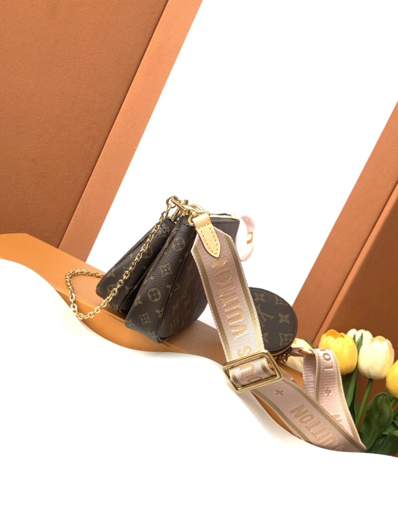 LV Multi Pochette Accessoires Crossbody Bag Monogram color - Image 3