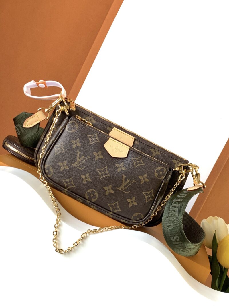 LV Multi Pochette Accessoires Crossbody Bag Monogram color - Image 6