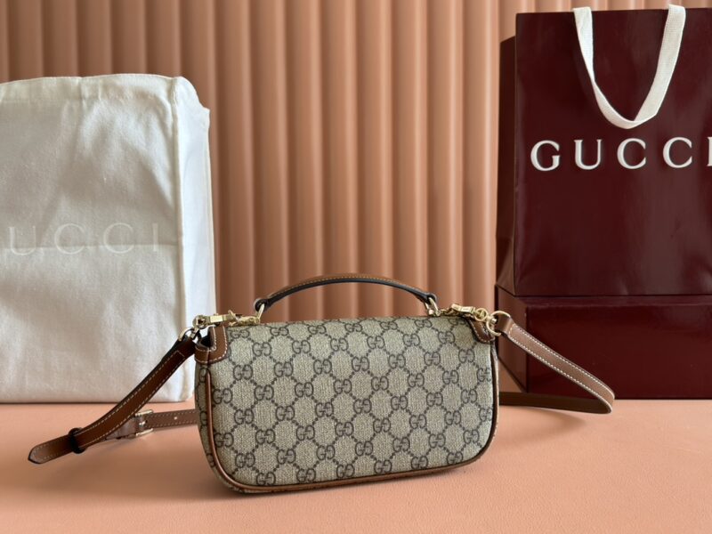 Gucci Horsebit 1955 Soft Small Top Handle Bag - Image 6