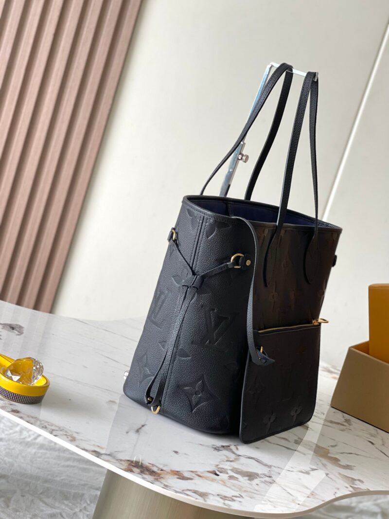 LV Neverfull MM Shopping Tote Monogram Empreinte Leather - Image 3