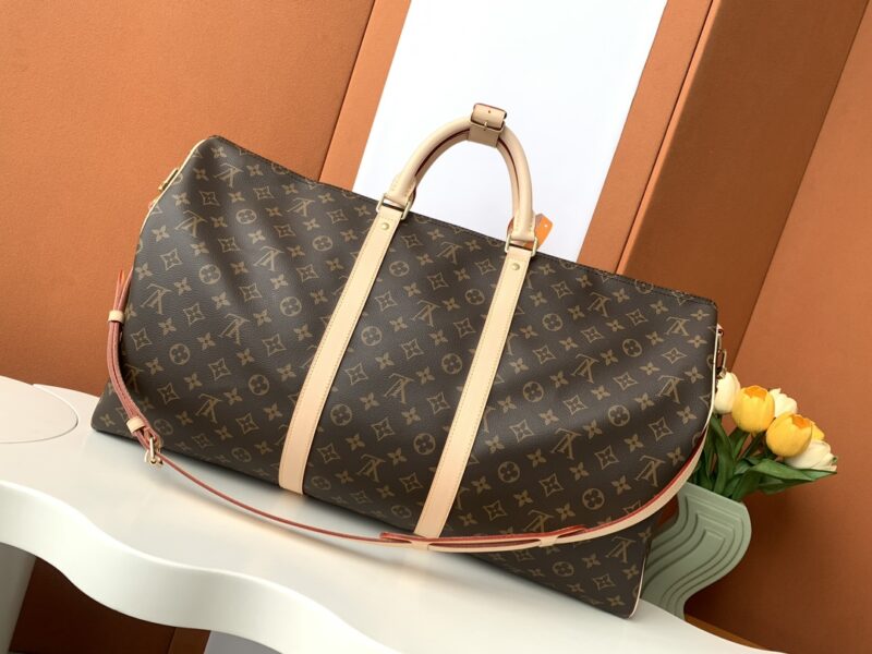LV Keepall Bandoulière Tote Travel Bag - Image 3