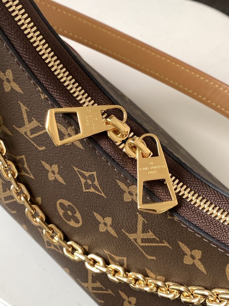 LV Boulogne Shoulder Bag Monogram Leather - Image 6