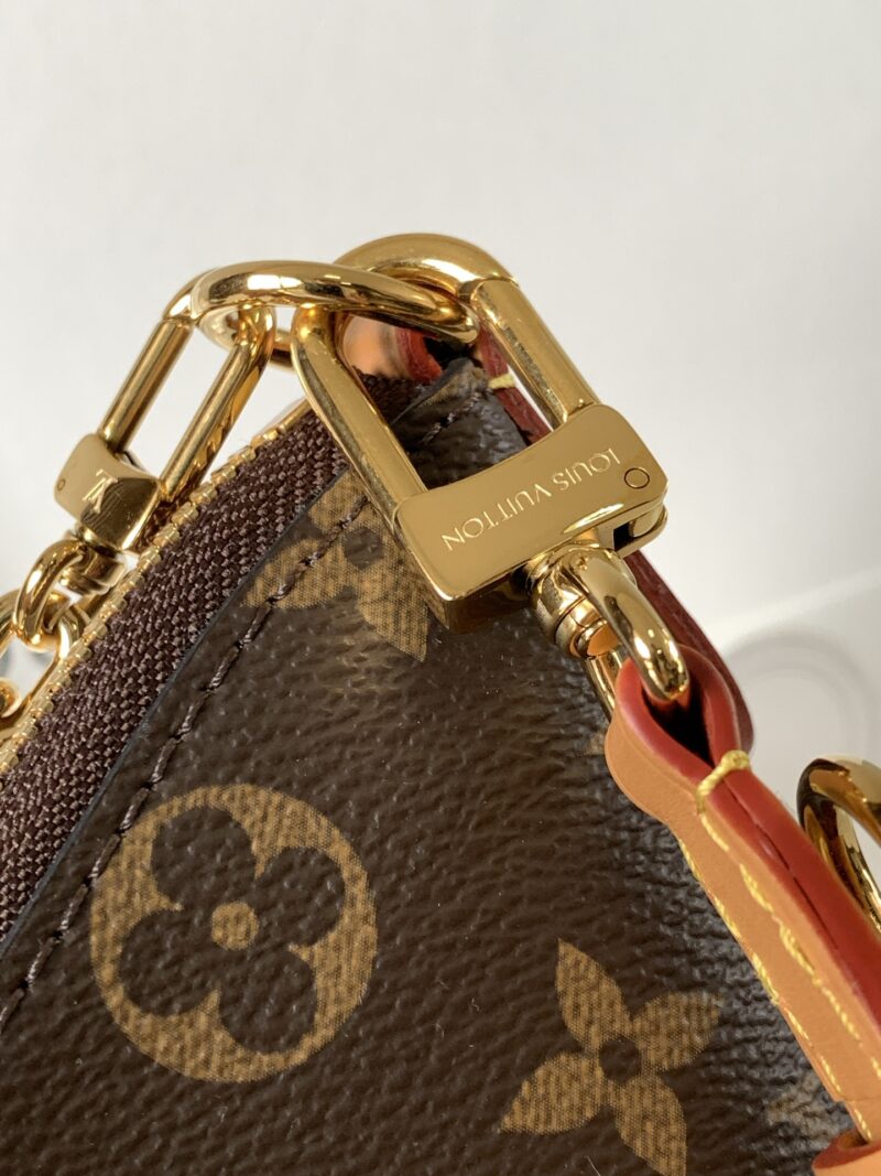 LV Boulogne Shoulder Bag Monogram Leather - Image 8