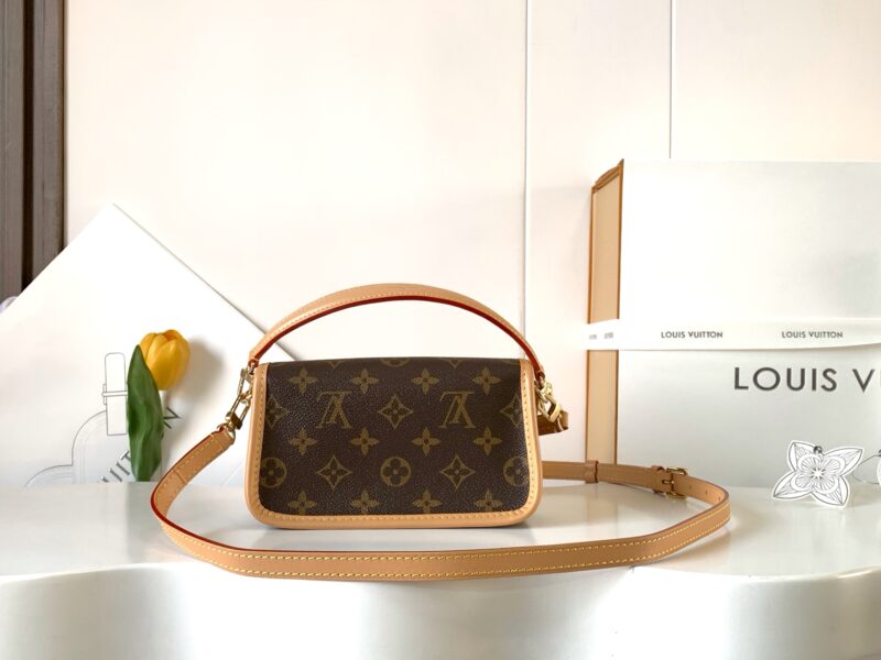 LV Nano Diane Shoulder Bag Monogram Leather - Image 3