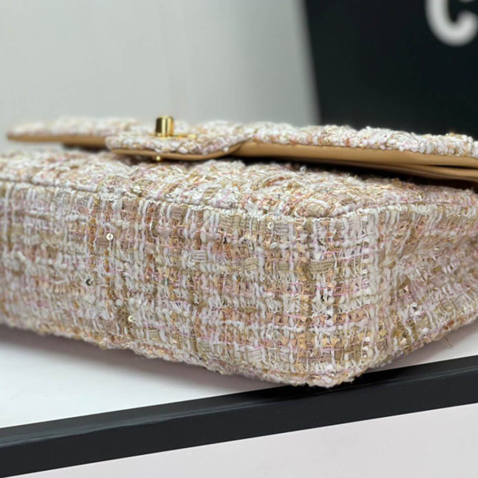 Chanel Tweed Medium Classic Flap Ba - Image 6