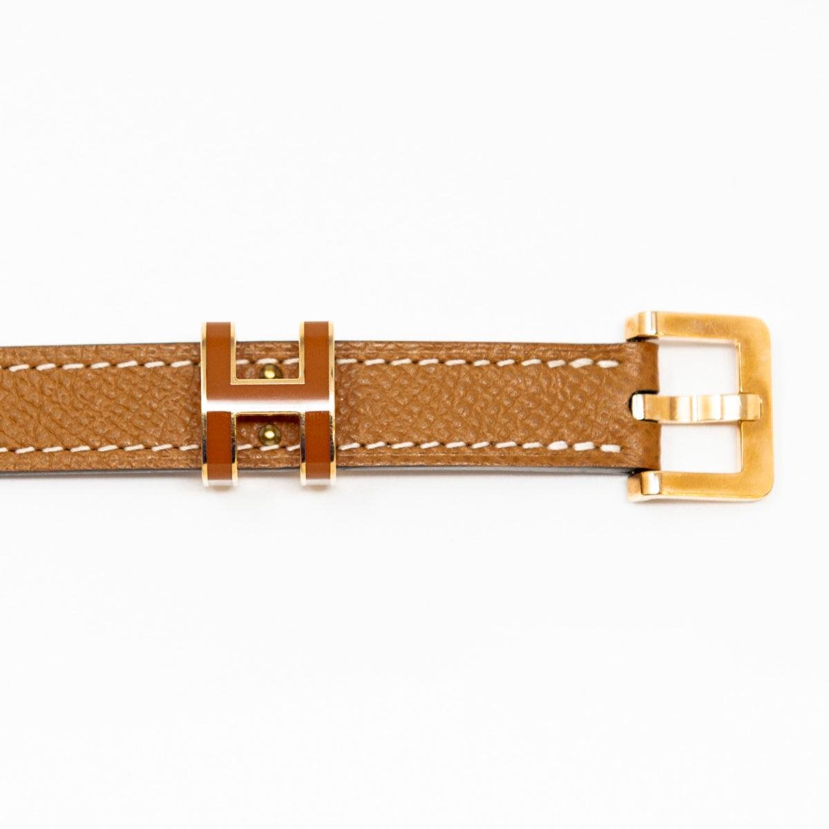Hermes Gold Epsom Pop H Belt 70 - Image 5