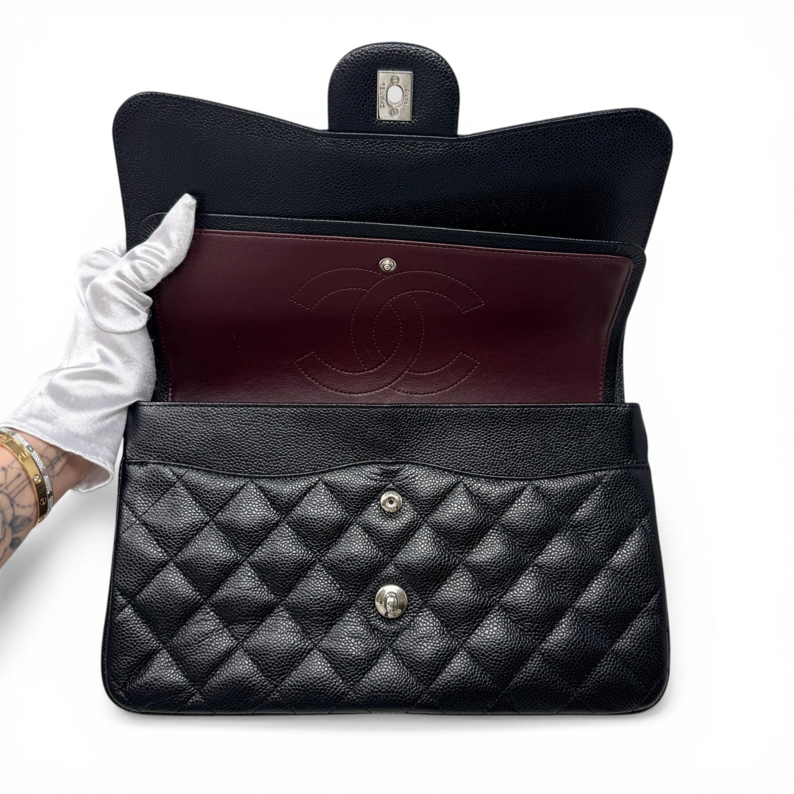 Chanel Black Jumbo Classic Flap - Image 12
