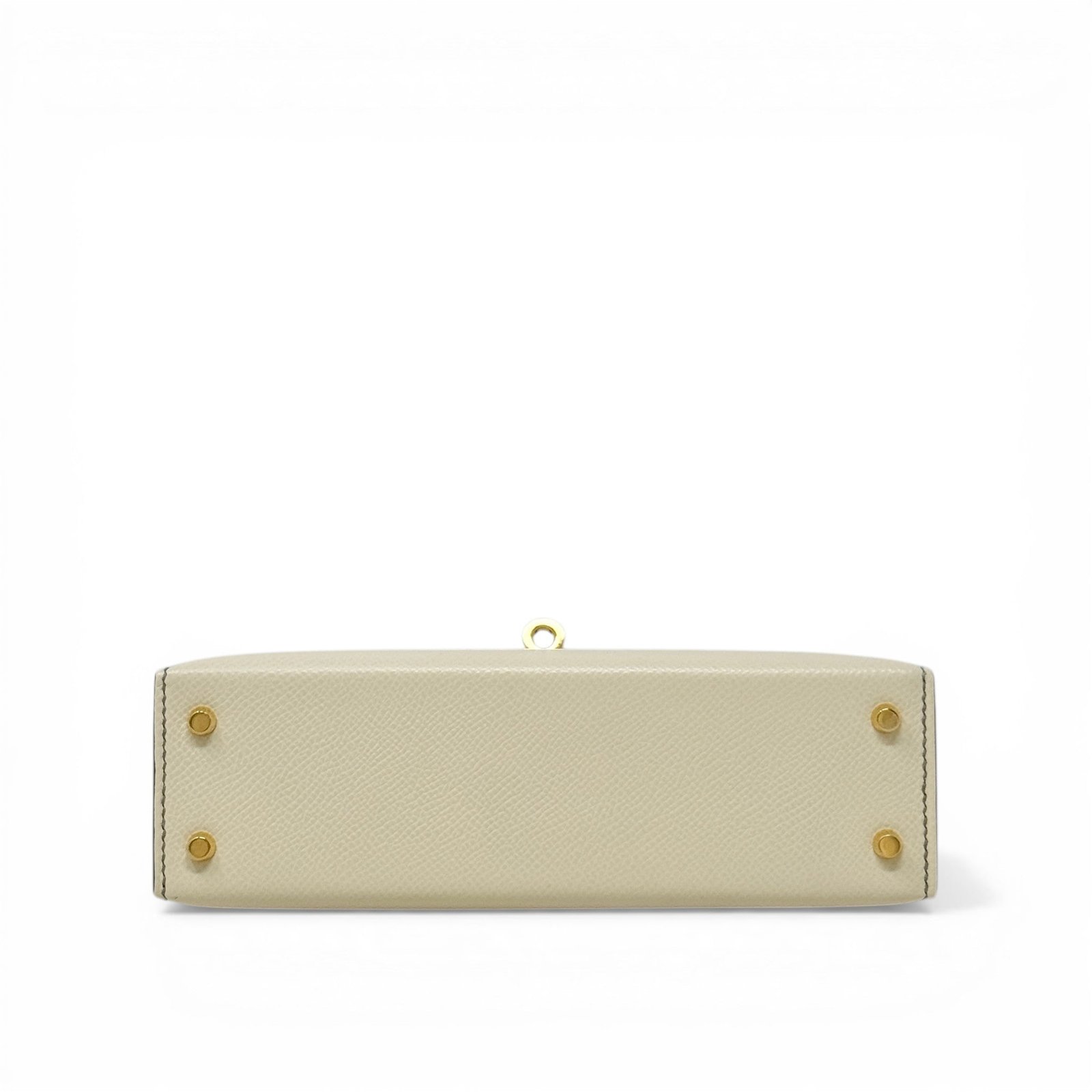 Hermes Nata/Gris Ashphlat Epsom Mini Kelly - Image 5