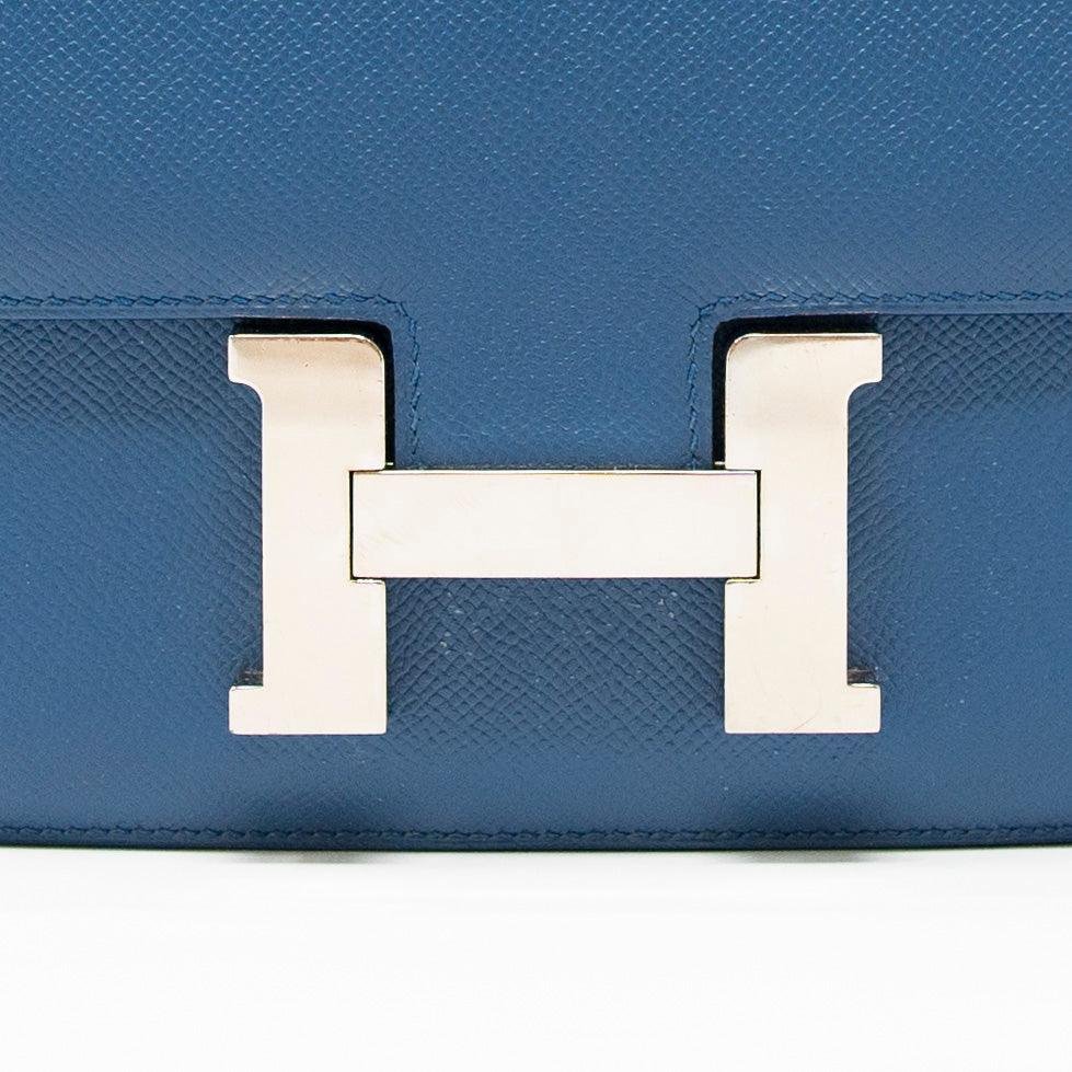 Hermes Blue Agate Epsom Constance 24 - Image 12
