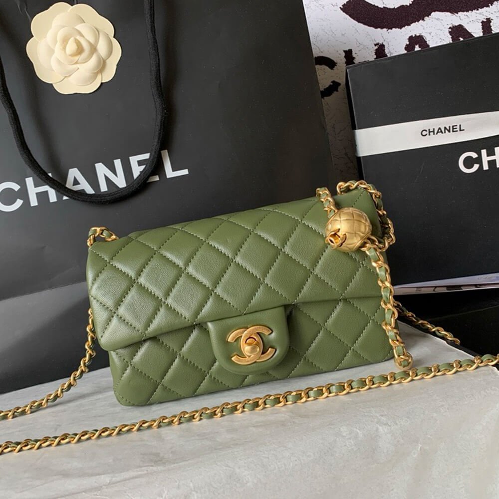 Chanel Pearl Crush Mini Rectangular Flap - Image 6