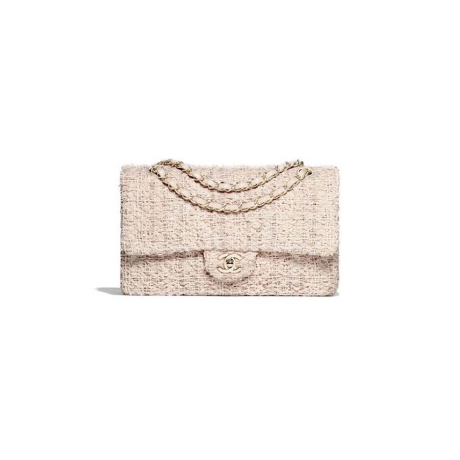 Chanel Tweed Medium Classic Flap Ba