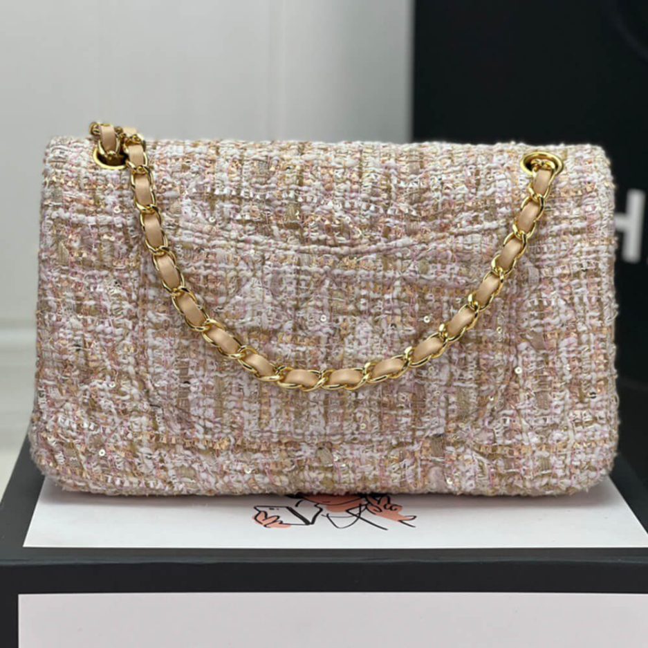 Chanel Tweed Medium Classic Flap Ba - Image 5