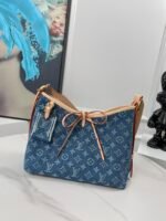 LV CarryAll Denim Blue PM  MM