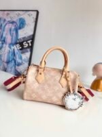 LV Speedy Bandouliere 20 Meowgram coated canvas