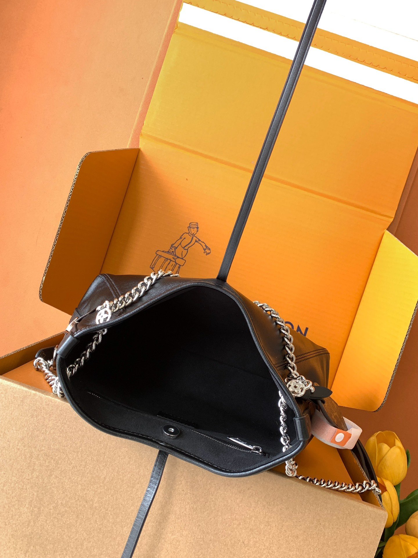 LV CarryAll BB Black Lamb - Image 5