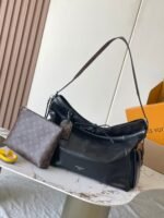 LV Carry All Travel Bag Black Cowhide