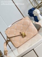 LV Pochette Metis Handbag Monogram Empreinte Cowhide Pink