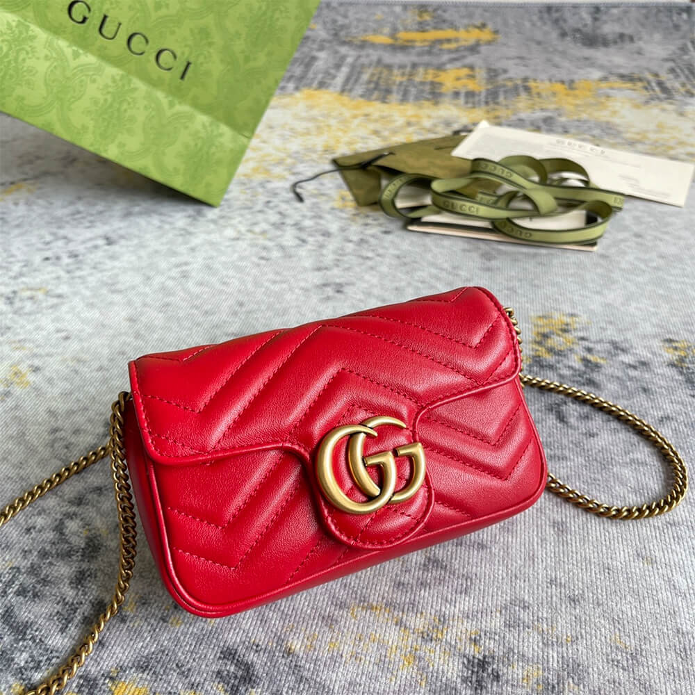 GG Marmont matelasse leather super mini bag - Image 4