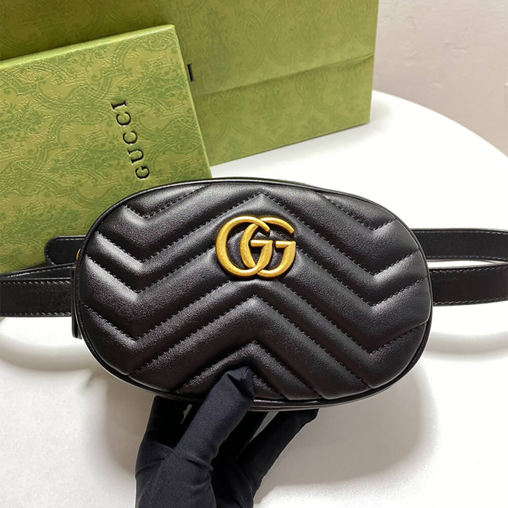 GG Marmont Quilted Leather Belt Bag - Image 7