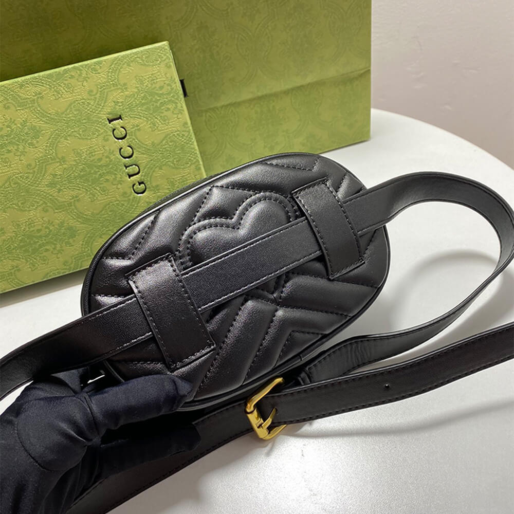 GG Marmont Quilted Leather Belt Bag - Image 8