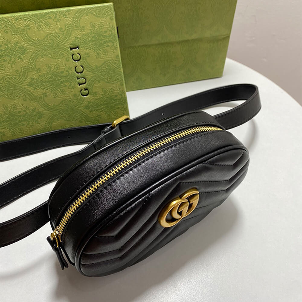 GG Marmont Quilted Leather Belt Bag - Image 6