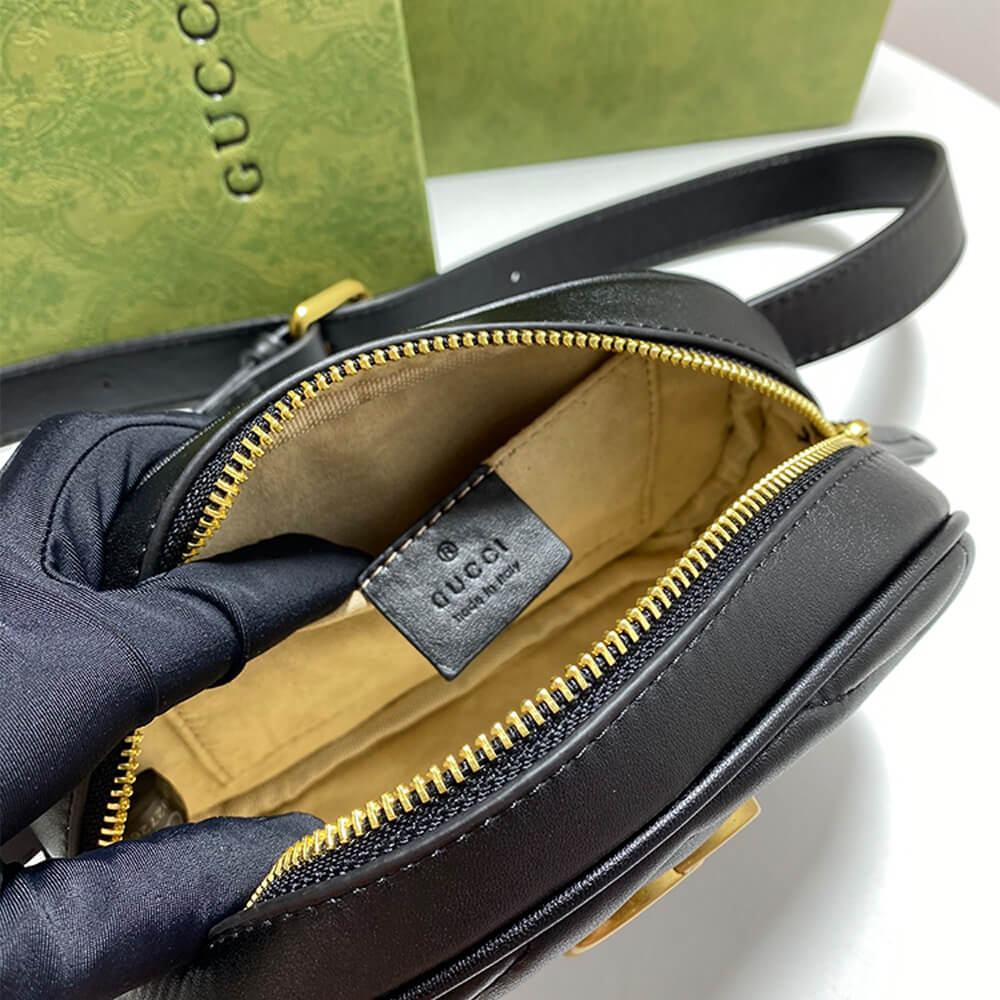 GG Marmont Quilted Leather Belt Bag - Image 4
