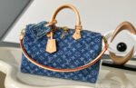 LV SPEEDY 30 BANDOULIÈRE Monogram Denim