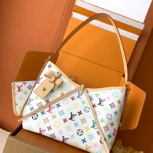 LV x TM CARRYALL PM Monogram White Color