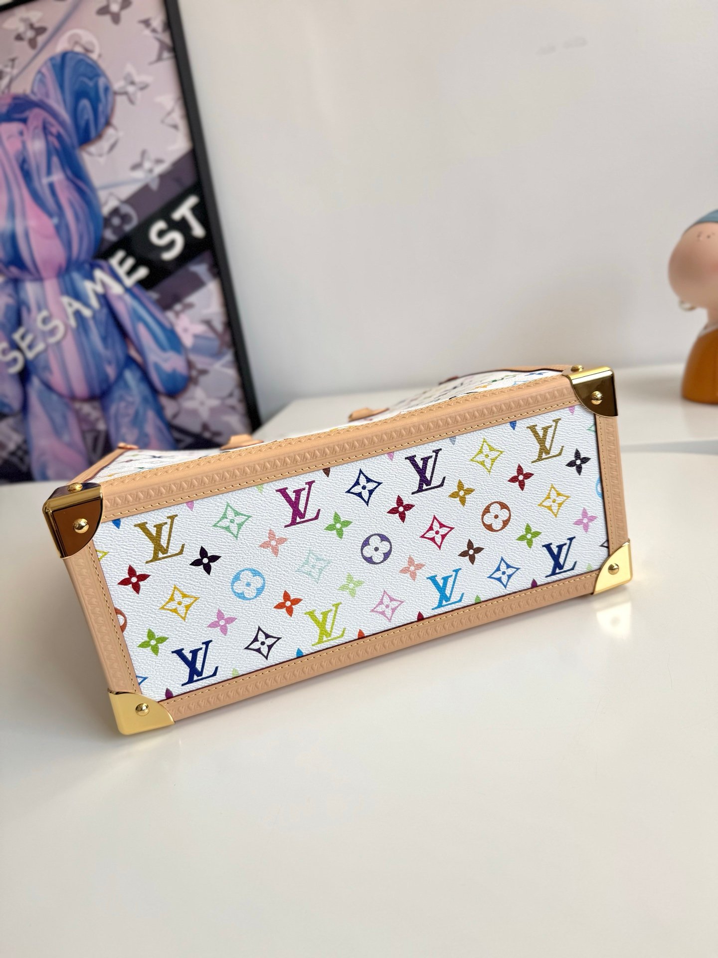LV x TM Onthego Monogram White PM MM - Image 14