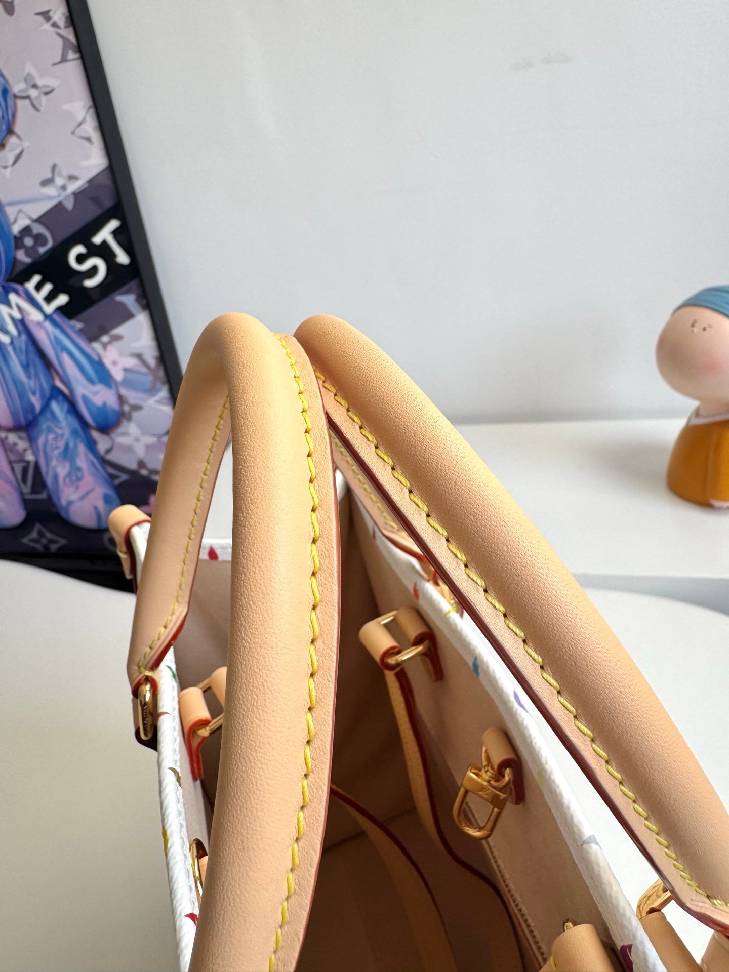 LV x TM Onthego Monogram White PM MM - Image 7