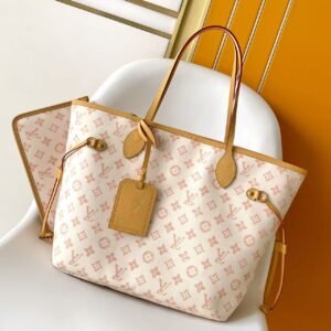 LV Neverfull MM Monogram Origine Lin