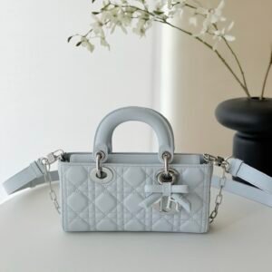 Dior Lady D-Joy Bag Lambskin With Bow Charm Small